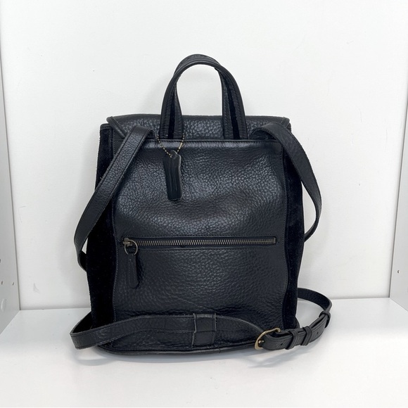 VTG 1996 COACH 9016 Black Leather/Suede
Berkeley Women Backpack Made in The US main image 14